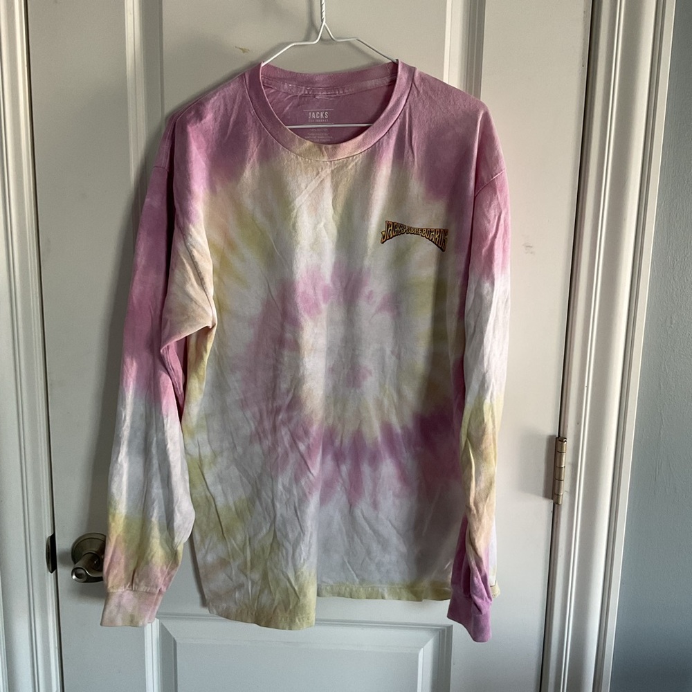 Jacks Surfboards long sleeve tye-dye